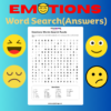 Emotions Word Search Puzzle