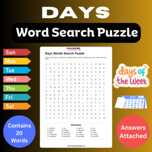 days-words-search-puzzle