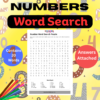 Number Word Puzzle For Kids